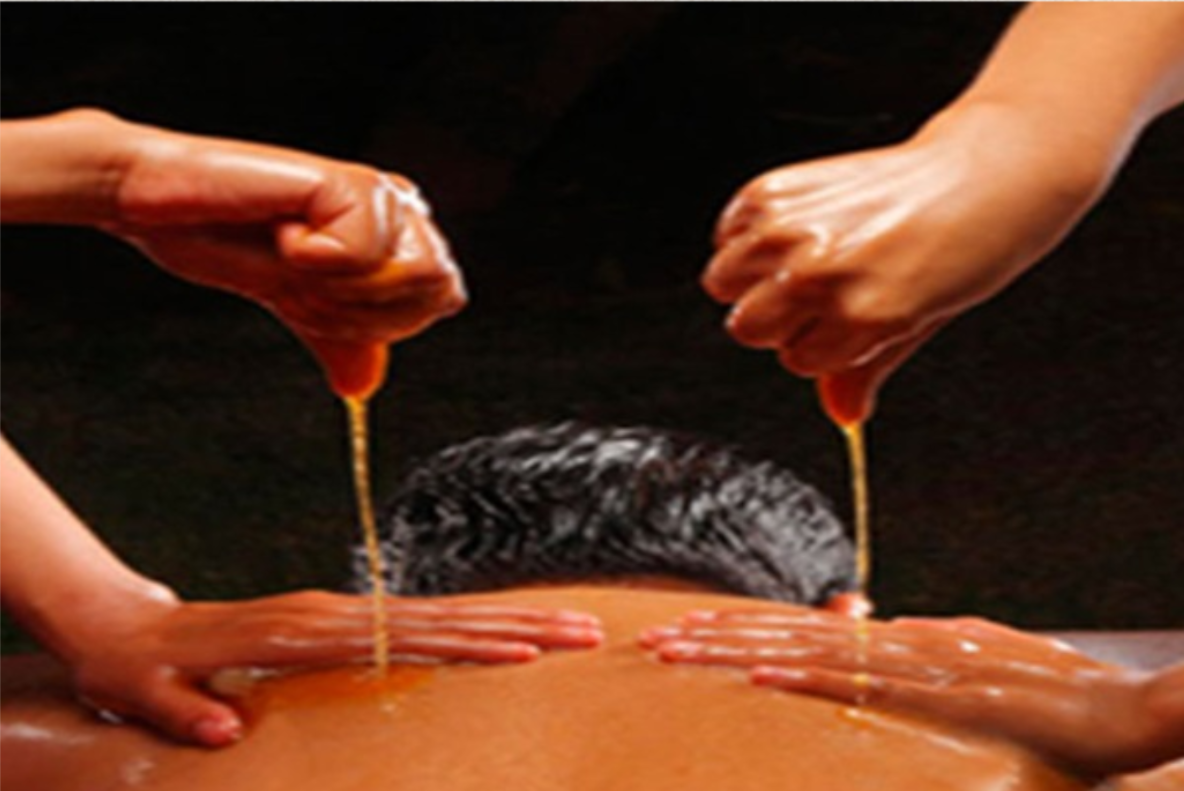 Ayurvedic Treatment for Stress Relief-br(Swedana, Abhyanga, Shirodhara, Pizhichil & Shiro Vasti)